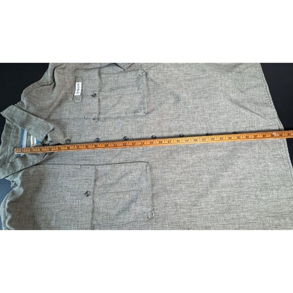 MAGELLAN Fish Gear Relaxed Fit L/S Vented Shirt Mens Size 2XL Olive - Picture 5 of 8